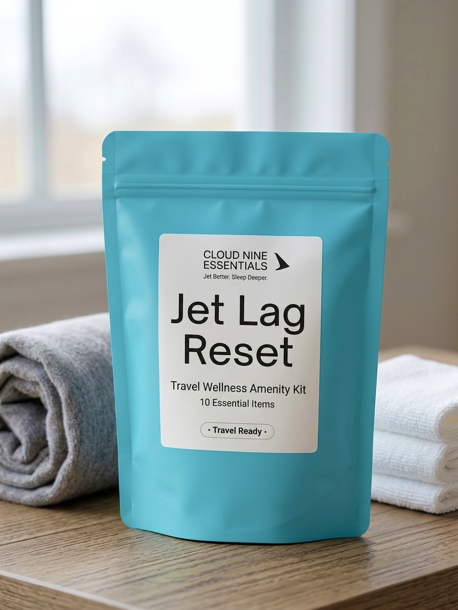 Jet Lag Reset Travel Amenity Kit